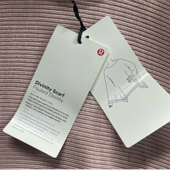 🩷 NWT LULULEMON Pink Divinity Scarf 🩷 - Picture 4 of 4